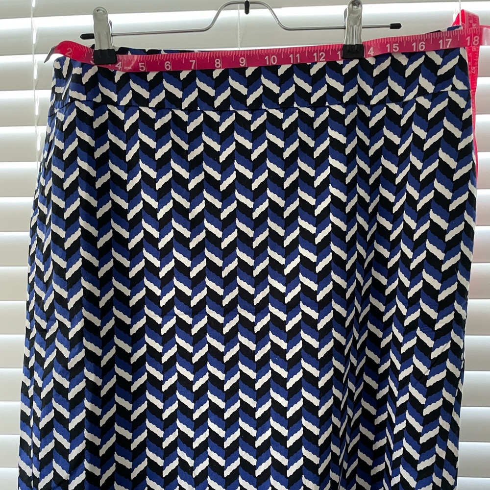 Cotton straight skirt